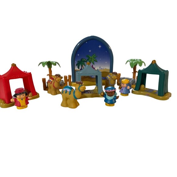 Fisher Price Little People Three Wise Men Nativity Scene Playset Activity Mattel - Picture 1 of 4